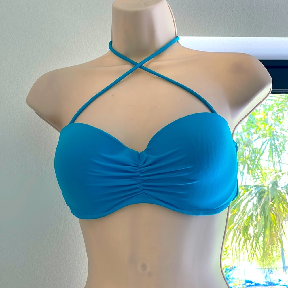 Victoria’s Secret Vintage Blue Bikini Swim Top
